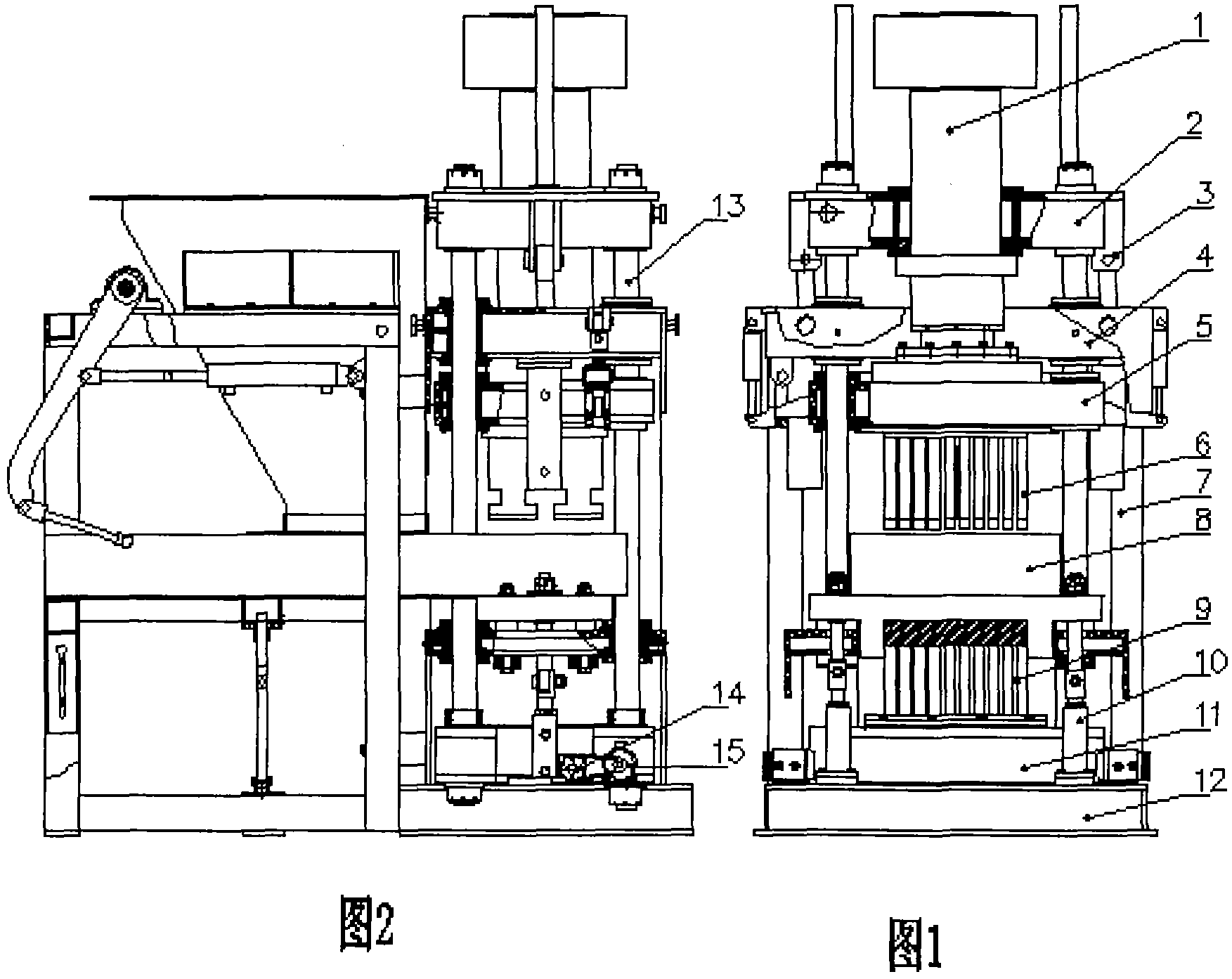 Intelligent single-cylinder dual-pressure forming equipment