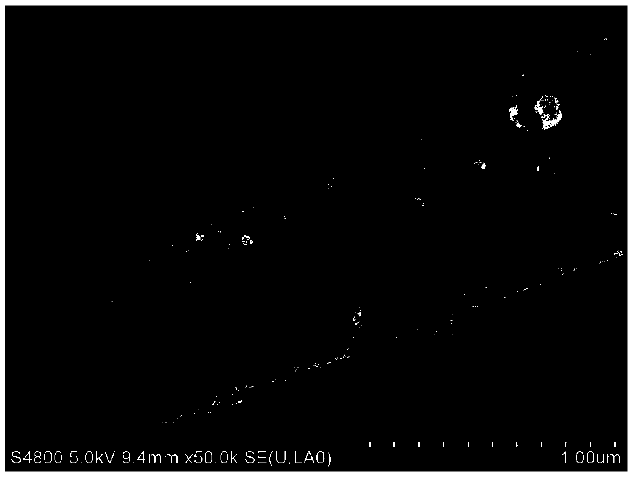 Arsenic removal nanofiber film with dual nanometer function core loads and preparing method thereof