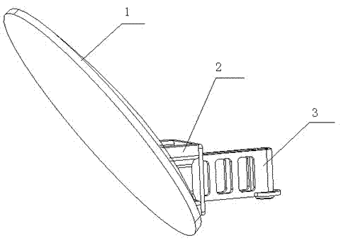 Shaping design method for cold air reflection mirror of microwave radiometer