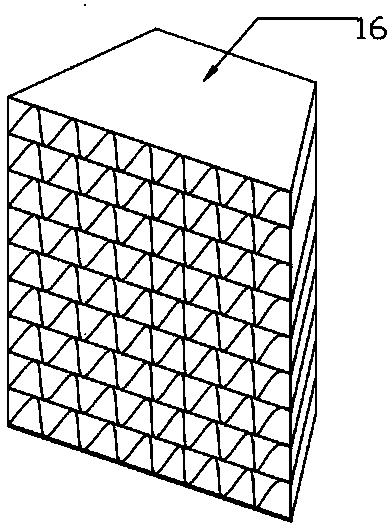 High-concentration-ratio high-temperature-resistant light-weight organic waste gas concentration device and method