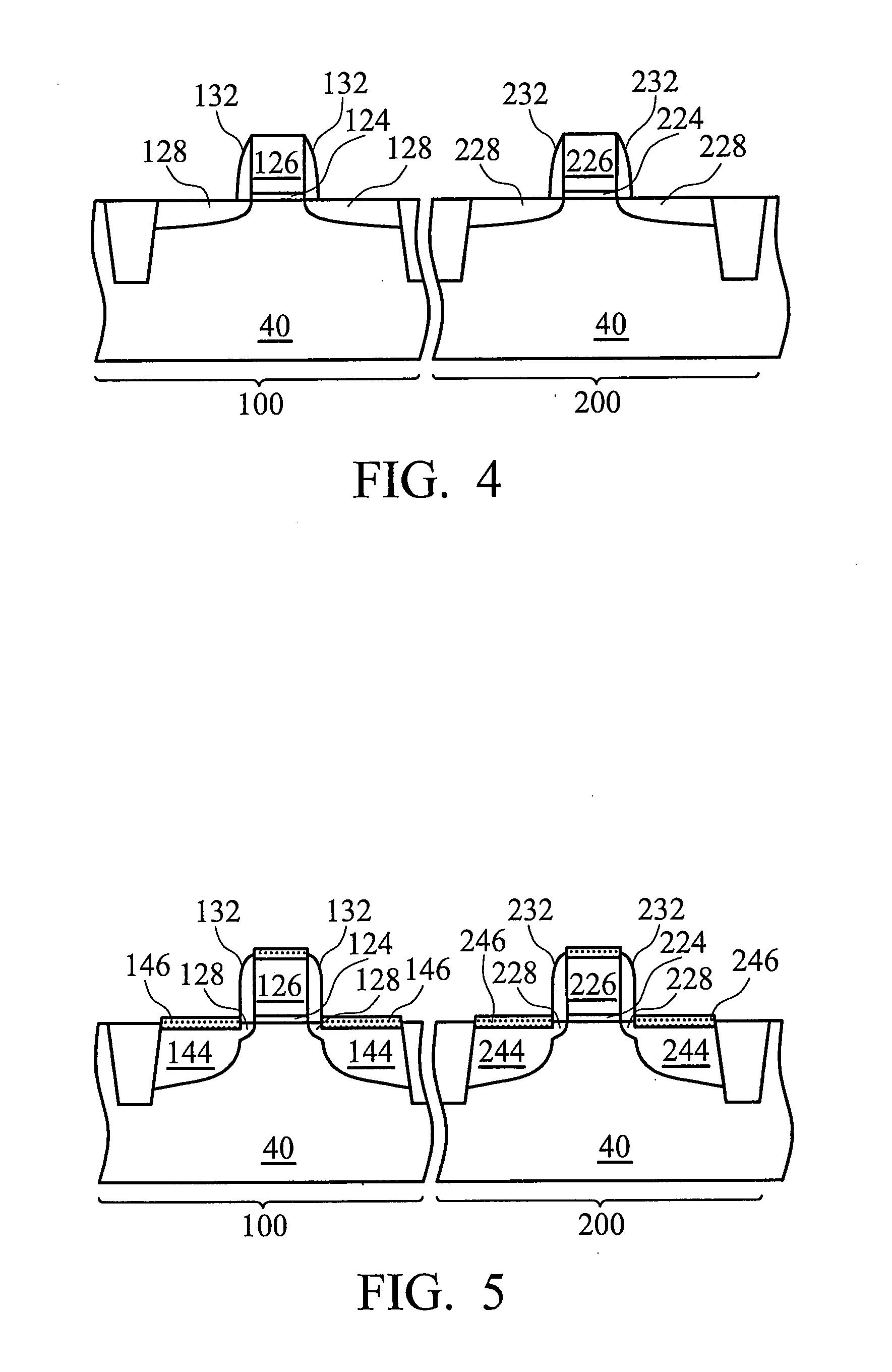 Method for modulating stresses of a contact etch stop layer