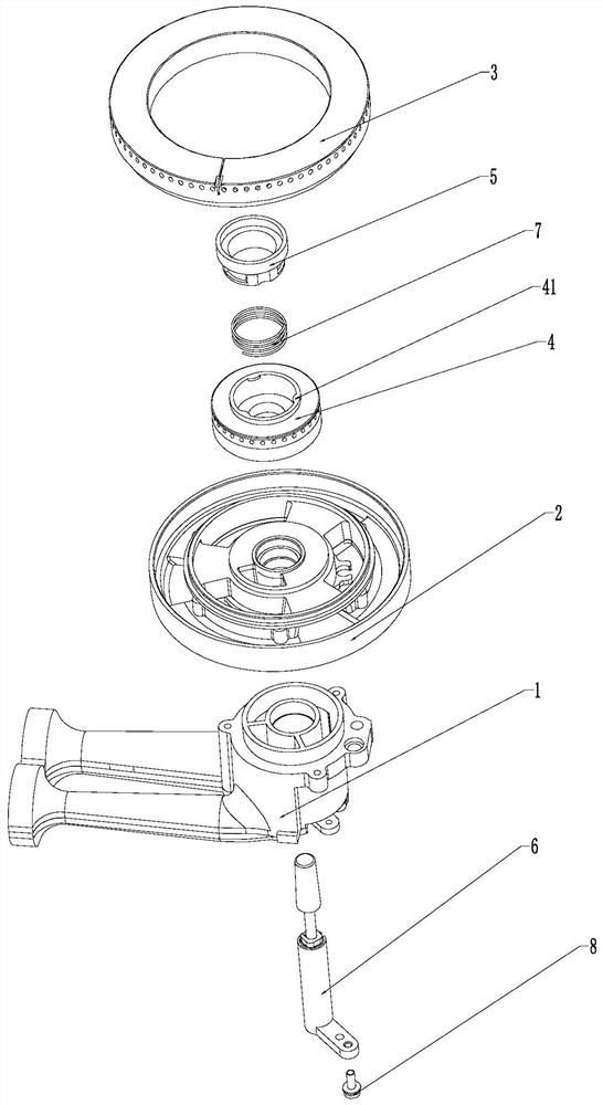 Dry burning prevention device and gas stove