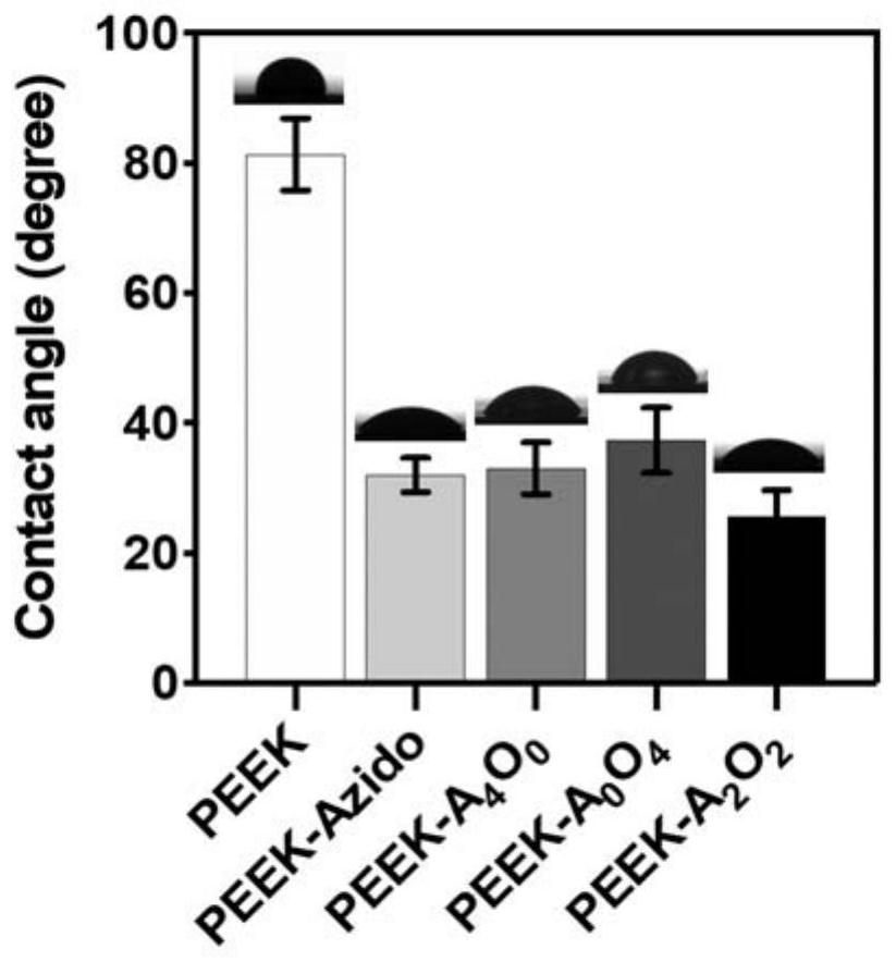 Method for preparing bifunctional polyether-ether-ketone by combining mussel derived peptide with biological orthogonal reaction and application of bifunctional polyether-ether-ketone