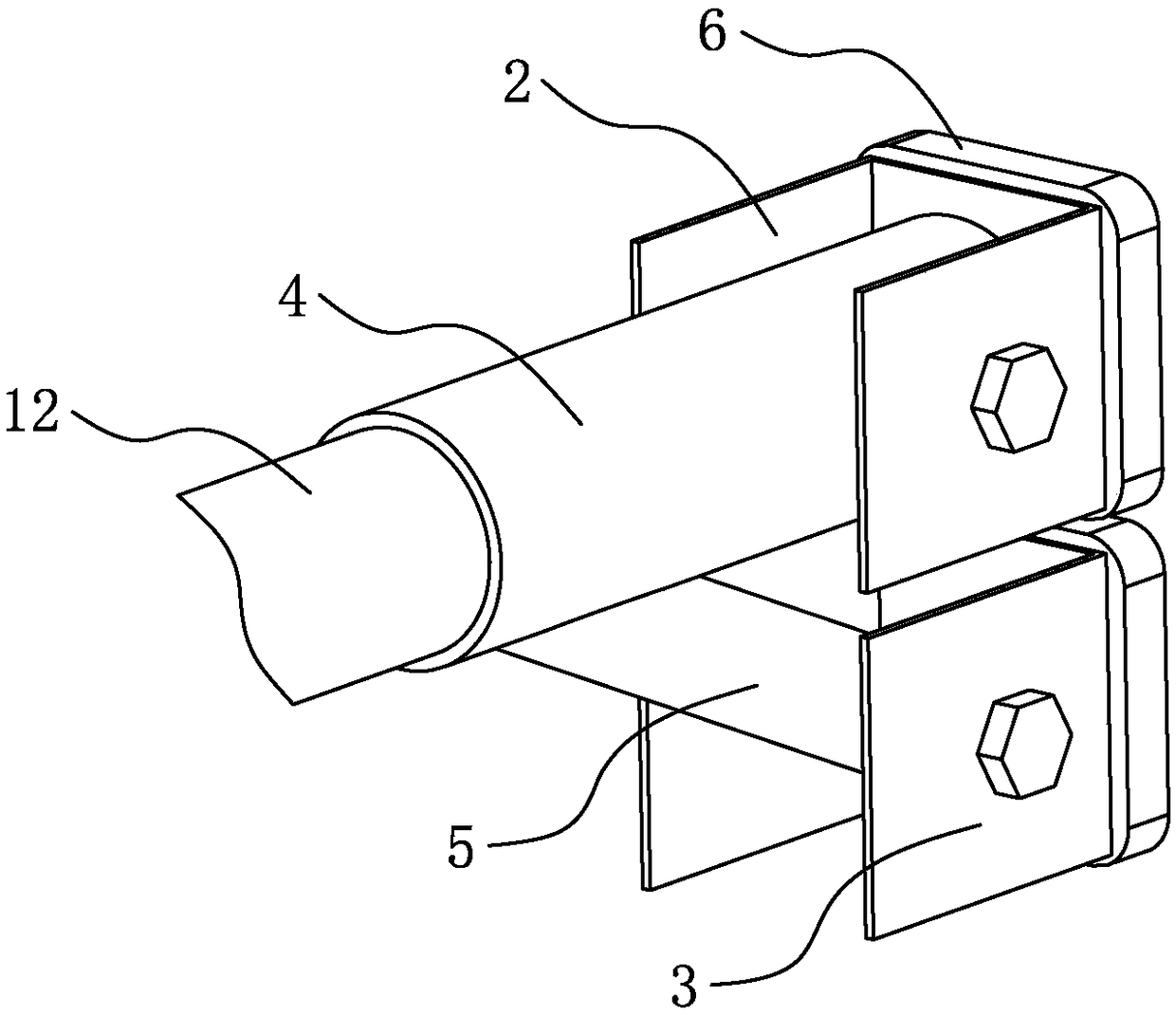 Reinforced door frame horizontal bar