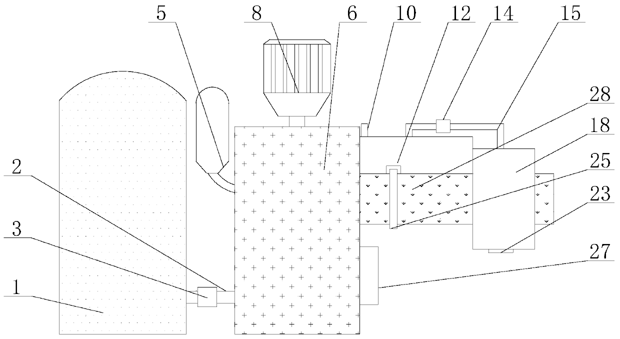 Carbon dioxide foam generating device for carbon dioxide drive