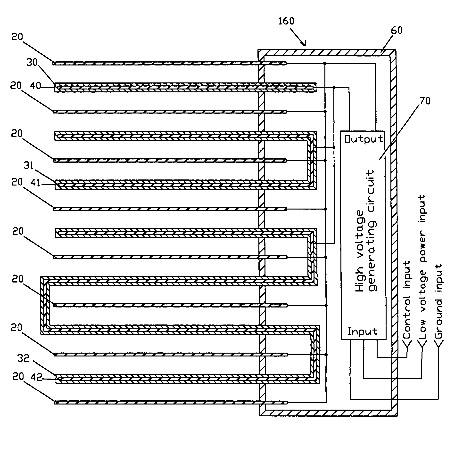 Collector modules for devices for removing particles from a gas