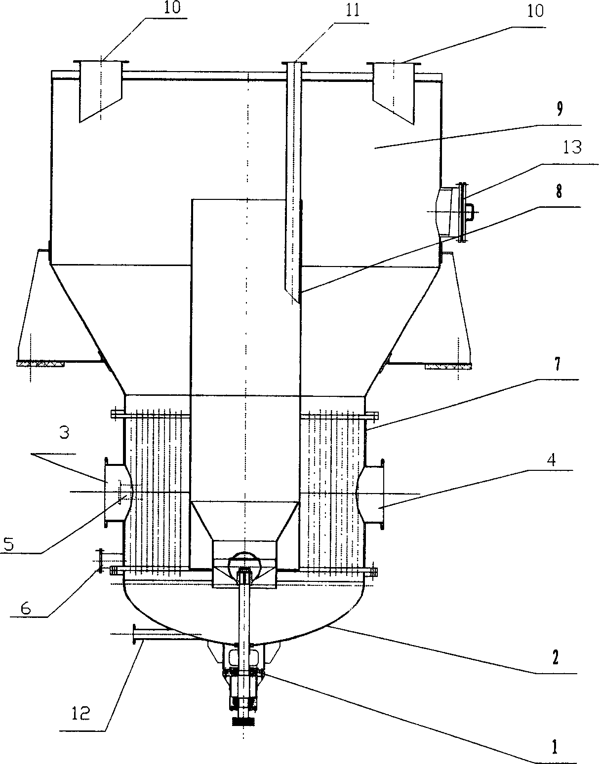 Process for preparing anhydrous mirabilite by freezing method