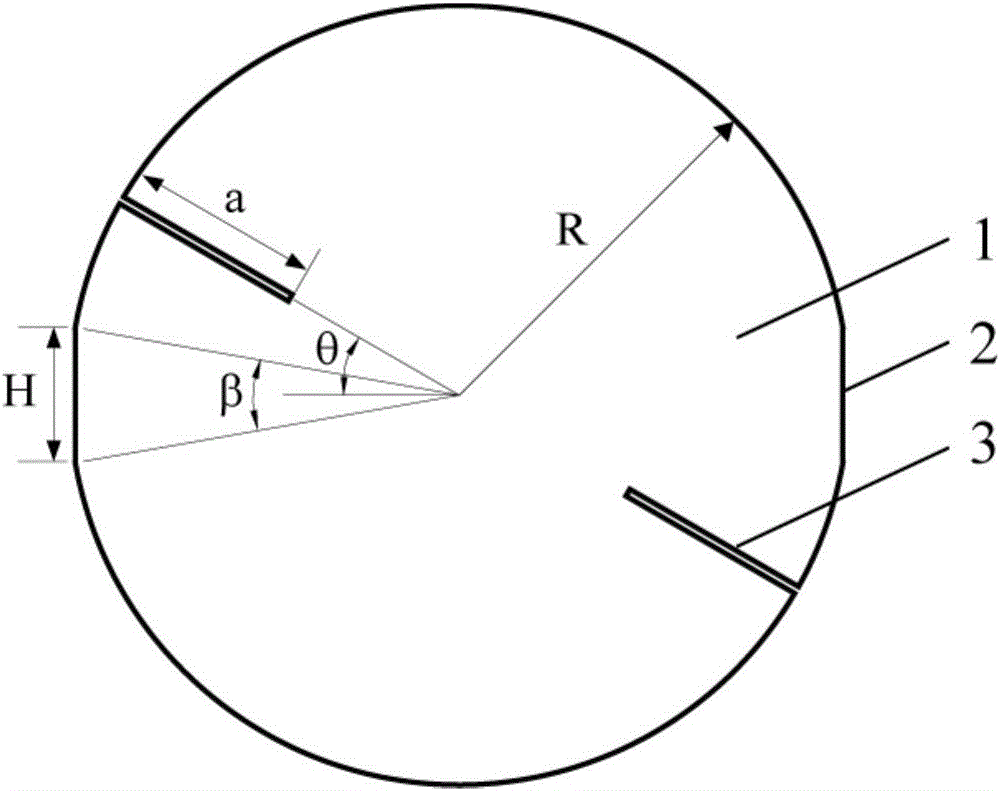 Test piece for testing rock II-type dynamic fracture toughness and testing method