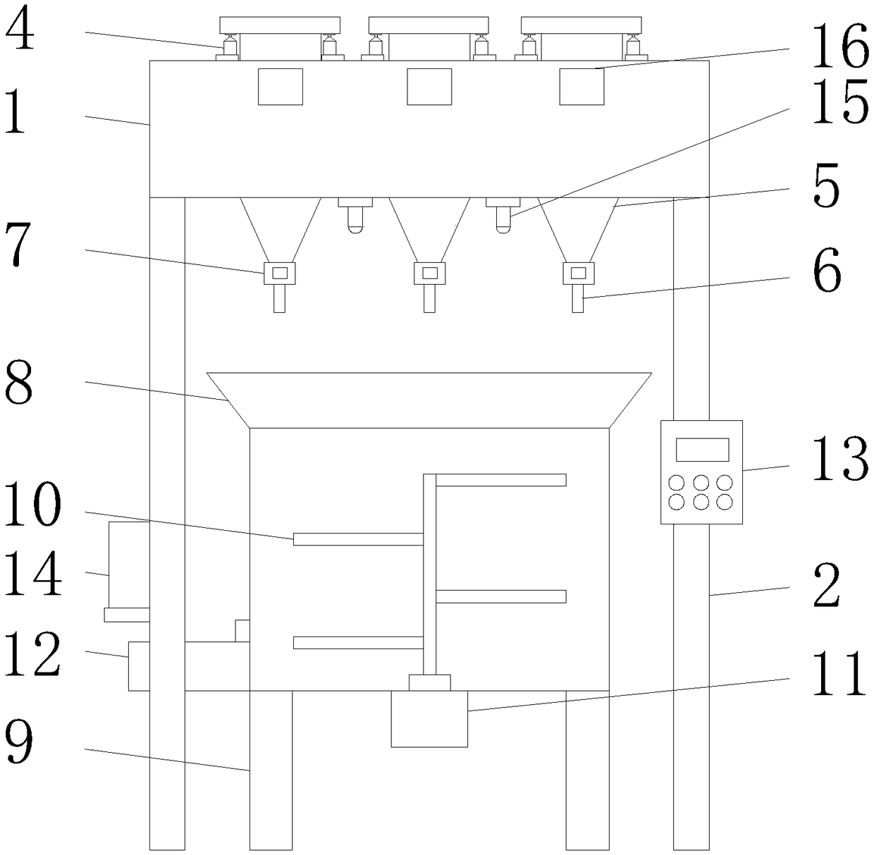 Accurate dosing and metering equipment for mixing medicines