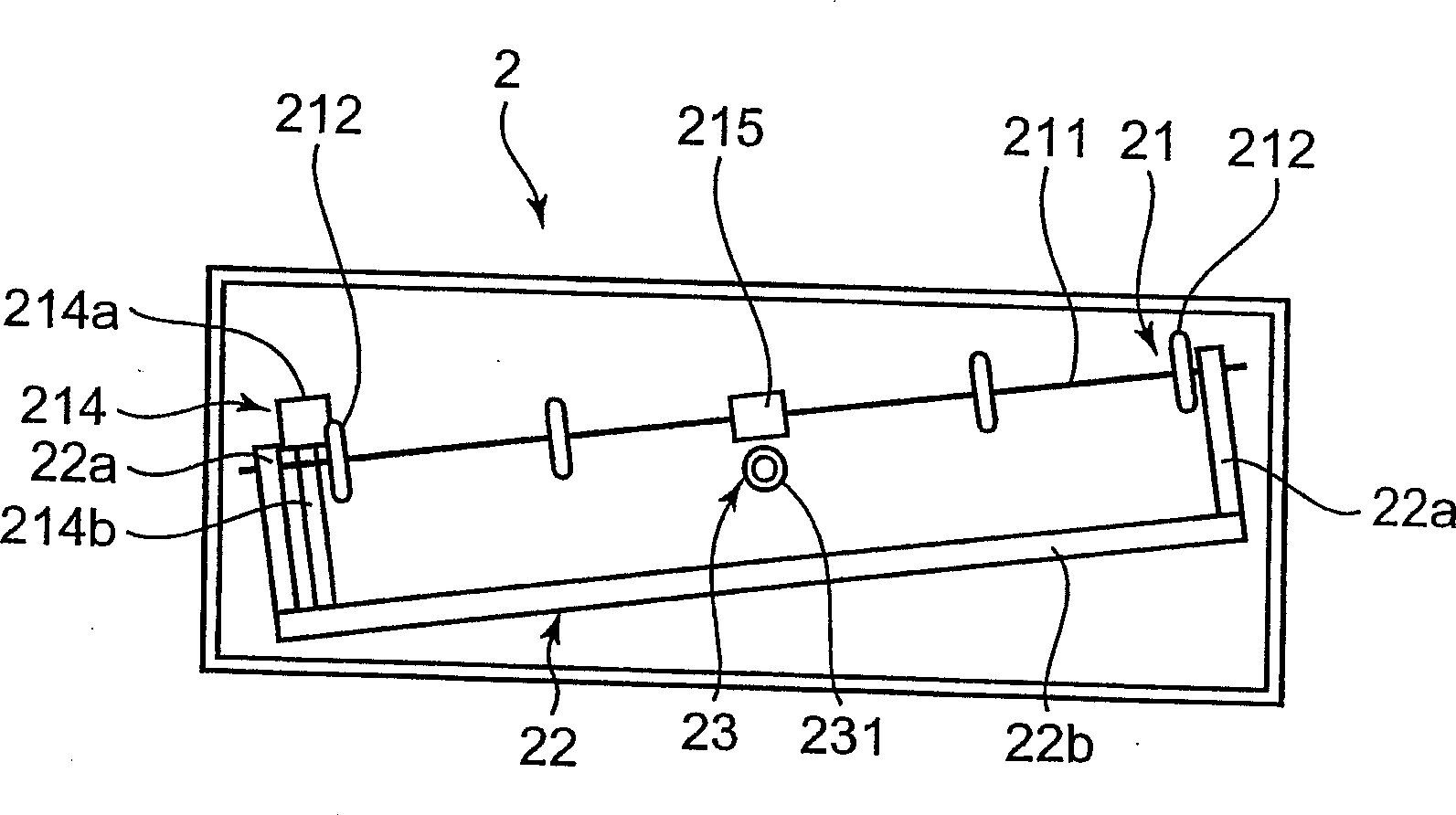 Substrate conveying device