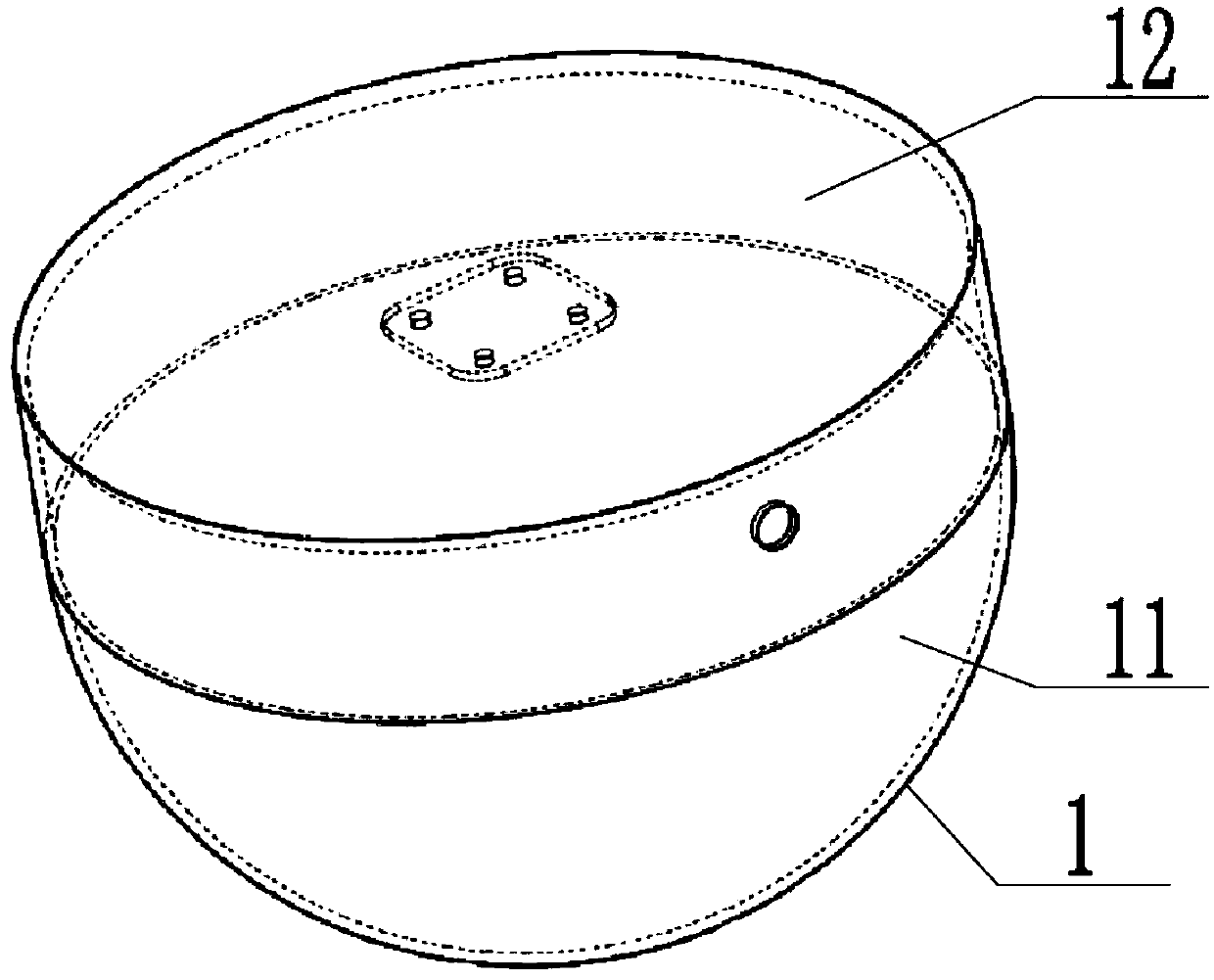 Fully sealed constant pressure underwater camera