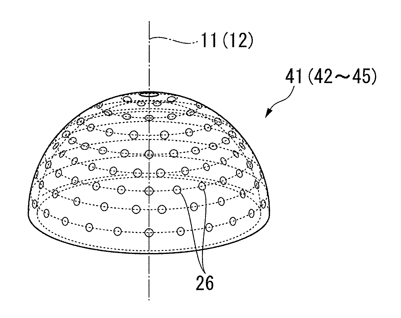 Electrode member, electron energy analyzer, photoelectron energy analyzer, and temperature measuring apparatus