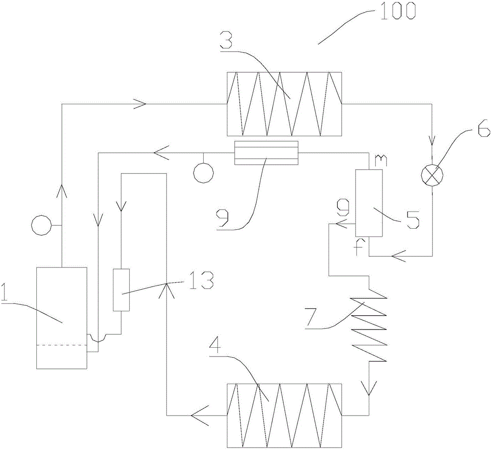 Single-cold type air conditioner and control method thereof