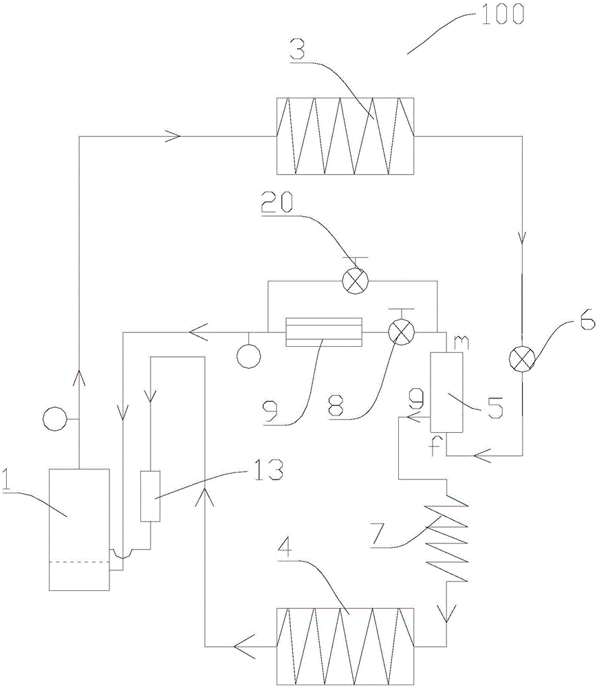 Single-cold type air conditioner and control method thereof