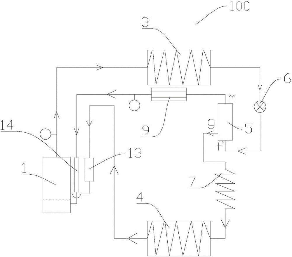 Single-cold type air conditioner and control method thereof