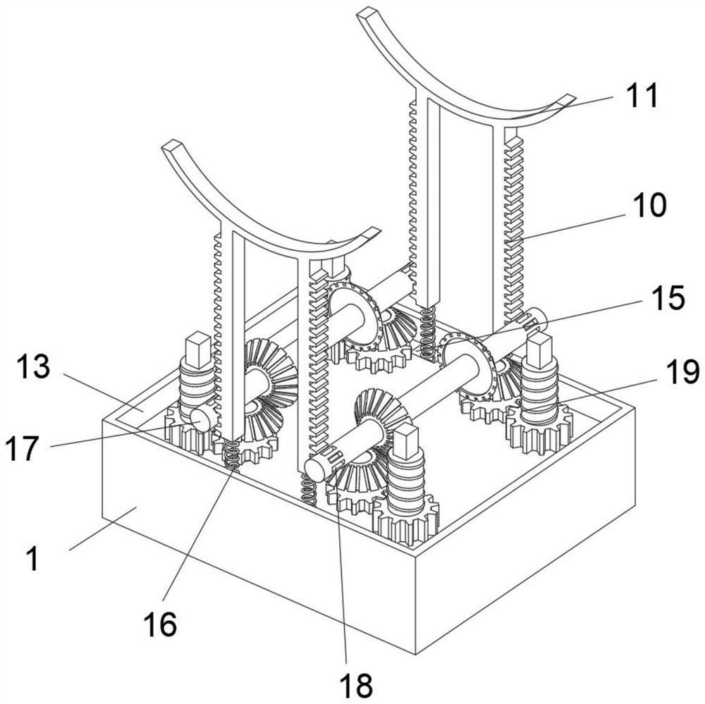 Petroleum pipeline supporting base capable of being automatically adjusted