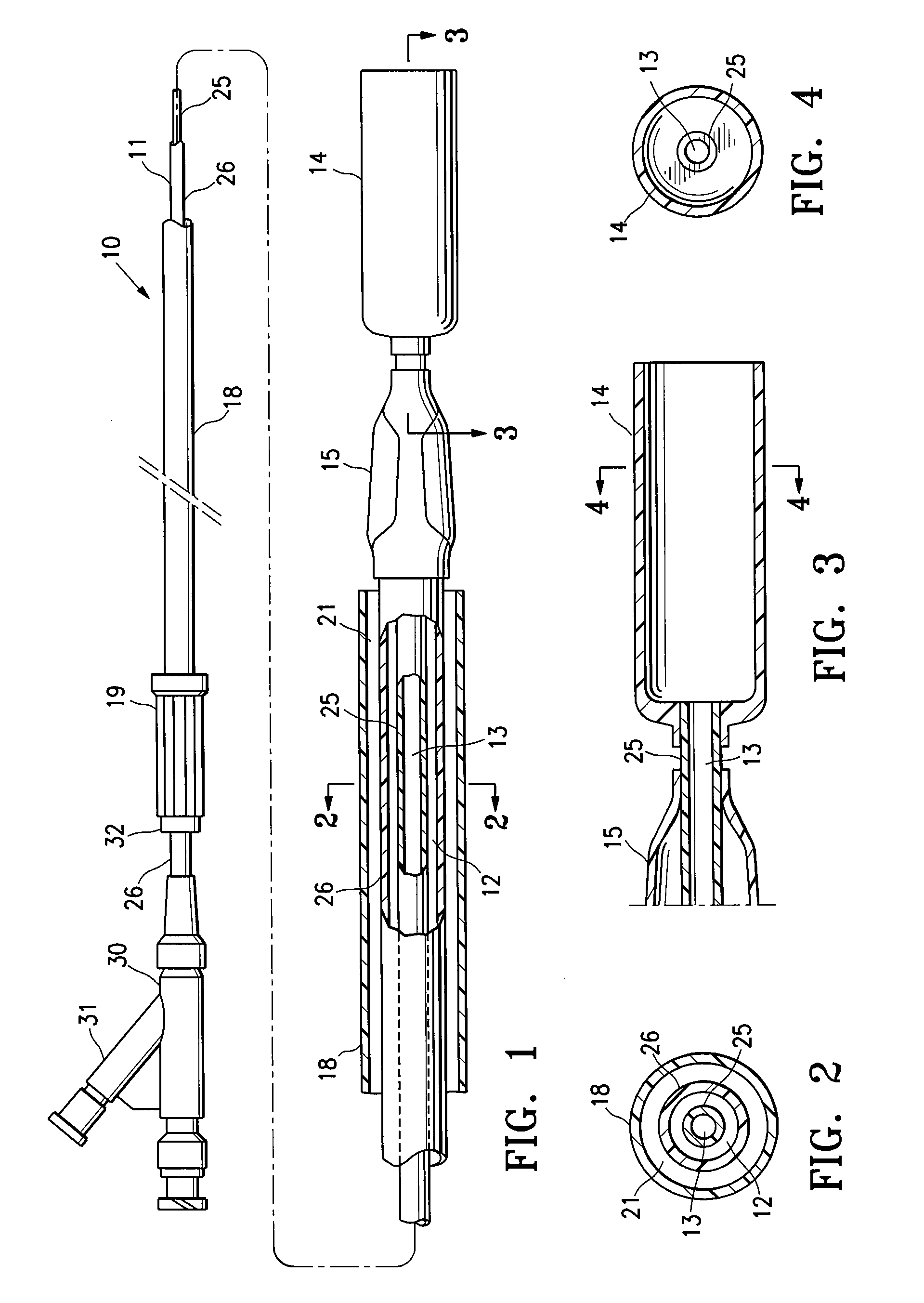 Highly trackable balloon catheter system and method for collapsing an expanded medical device