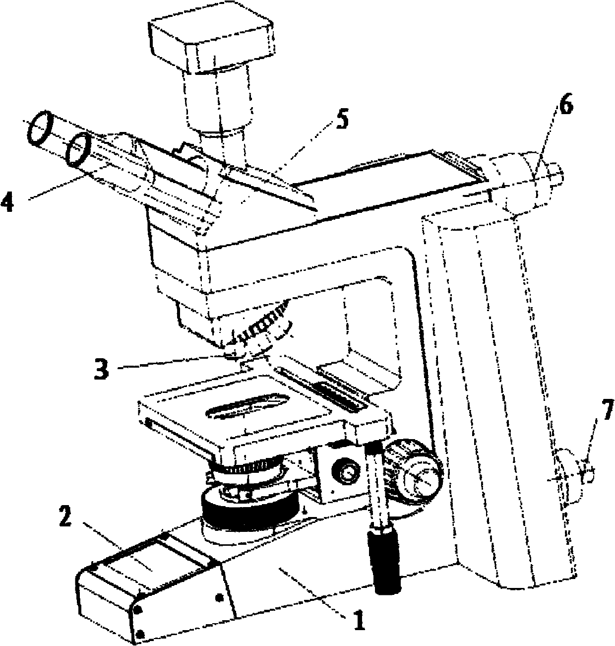 Fluorescence microscope capable of controlling light source by use of touch screen system