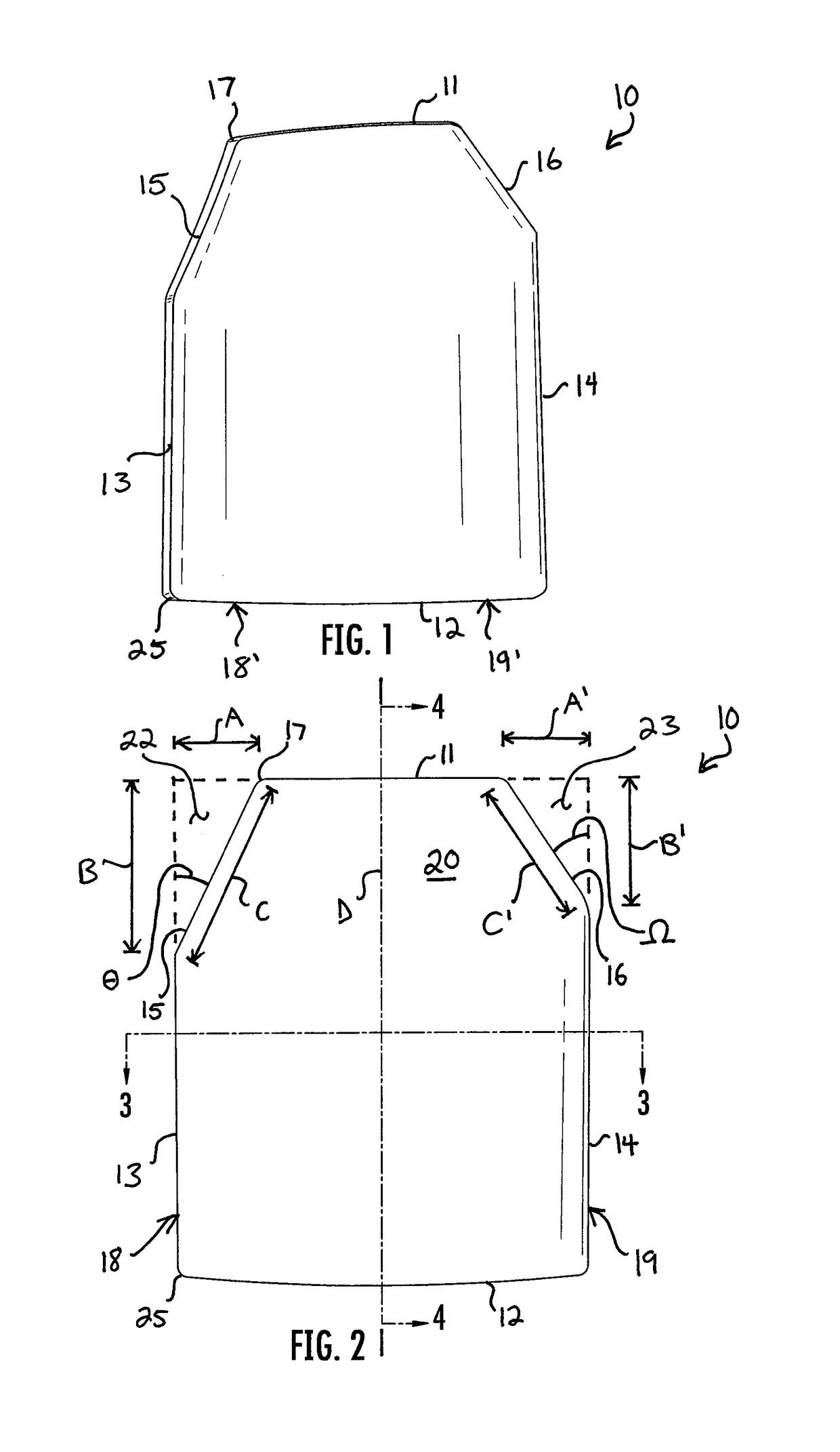 Asymmetric body armor