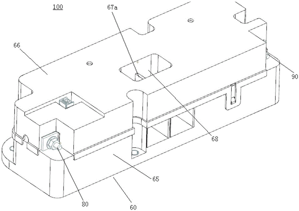 High-voltage control device for power battery