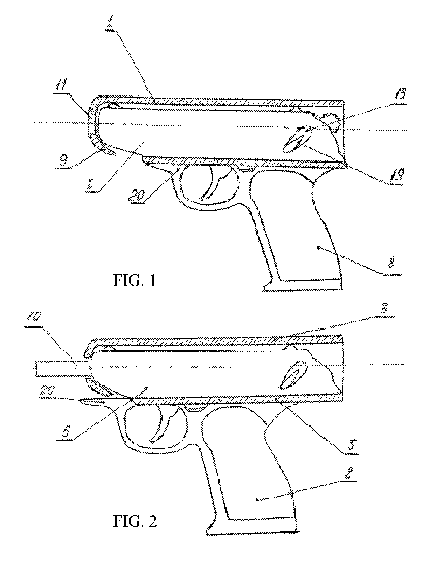 Method for loading a pistol and a holster