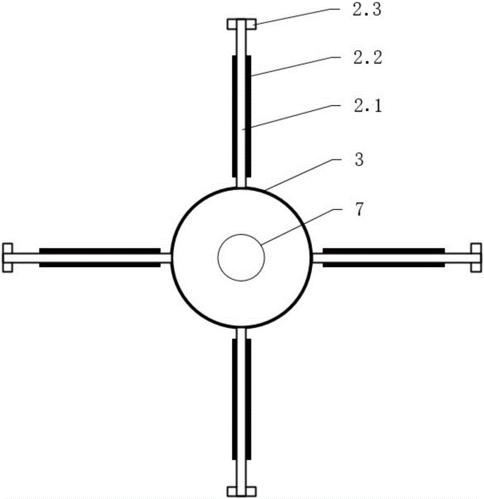 Rotating collision-type lunar piezoelectric energy collection device and working method thereof