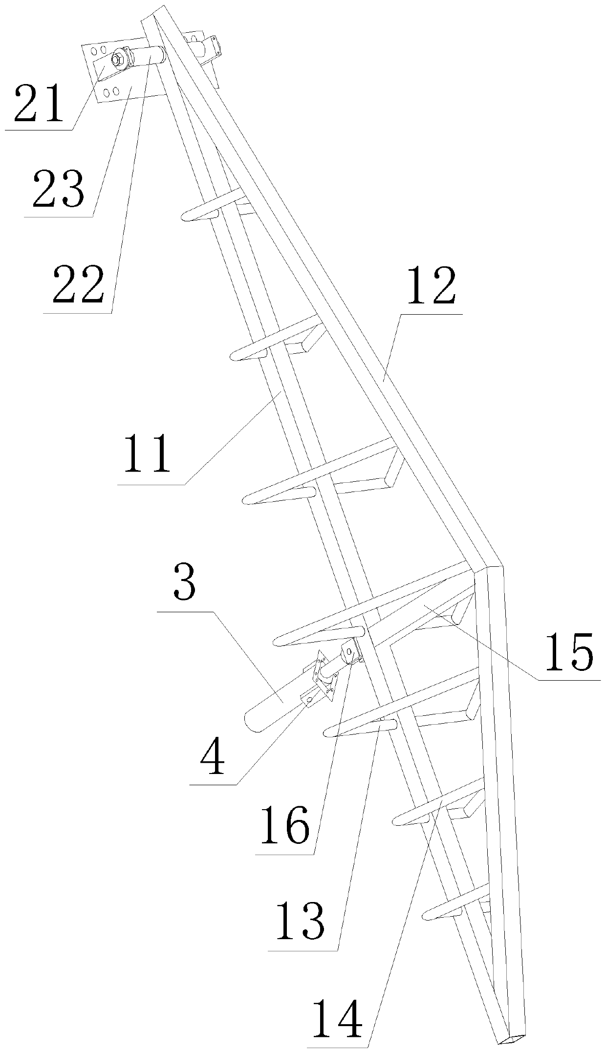 Stock bin arch breaking device