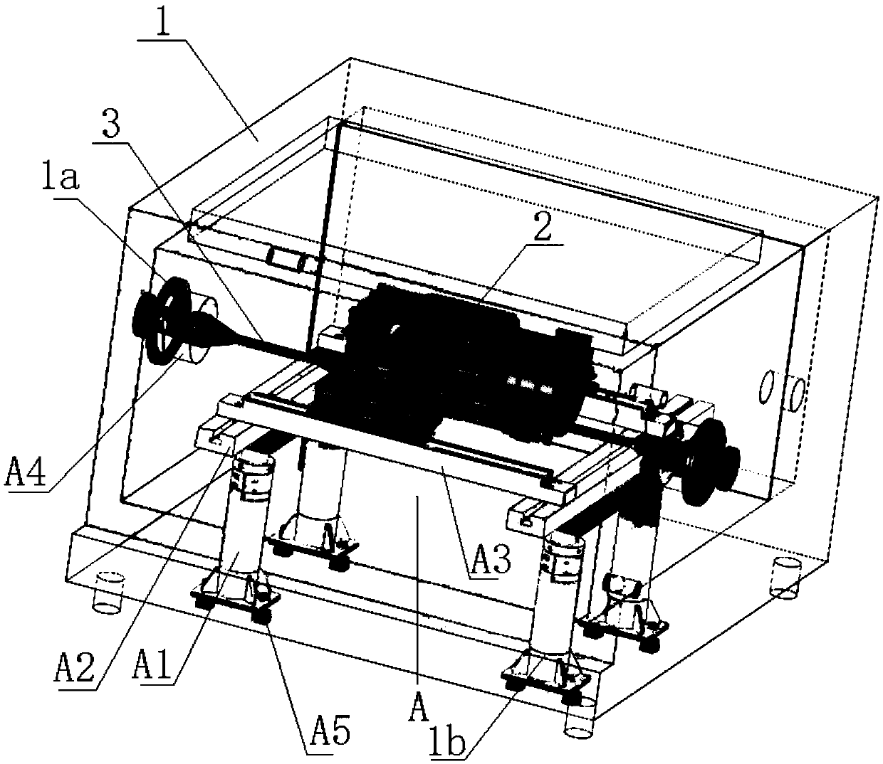 Sealed environmental cabin for power assembly temperature experiment of pure electric vehicle