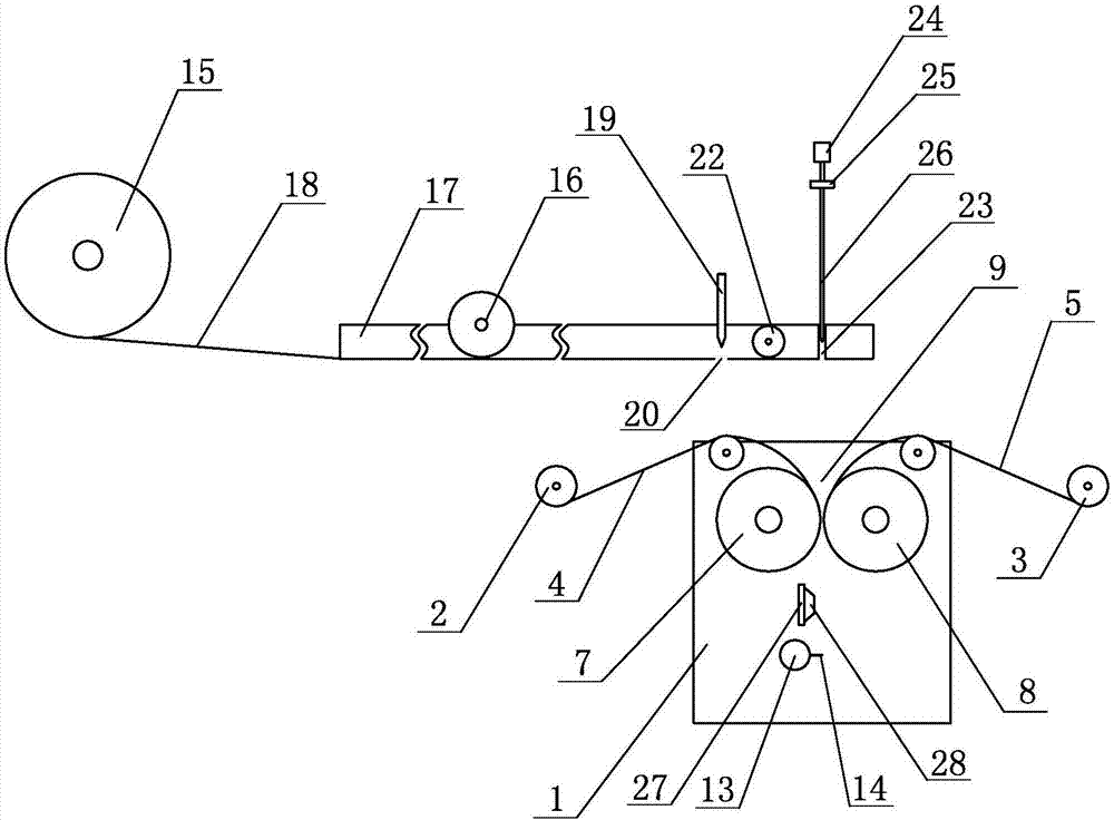 Four-side-sealed cotton piece packing machine