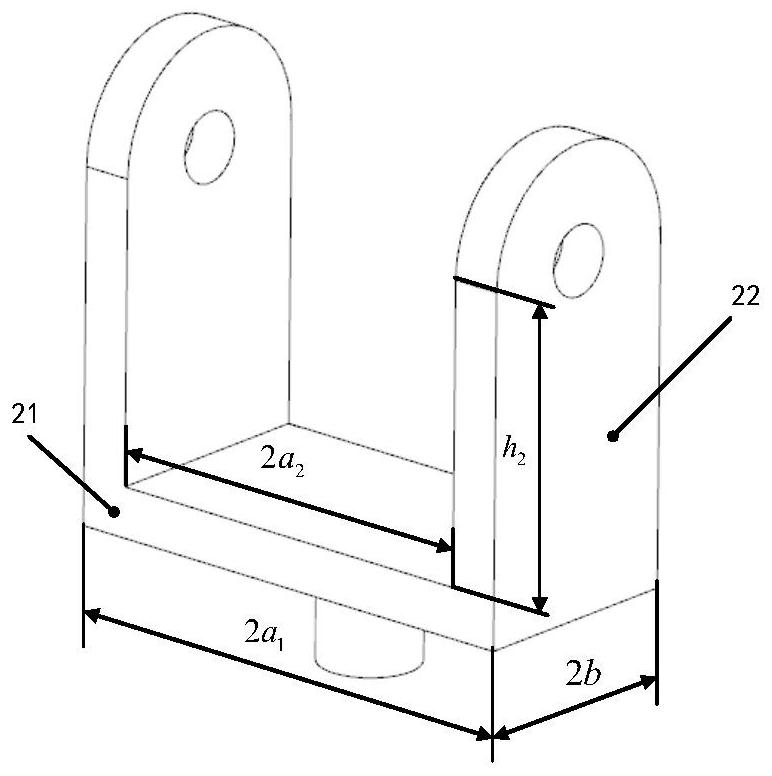 Calculation method for working space of rotating shaft non-coplanar hinge