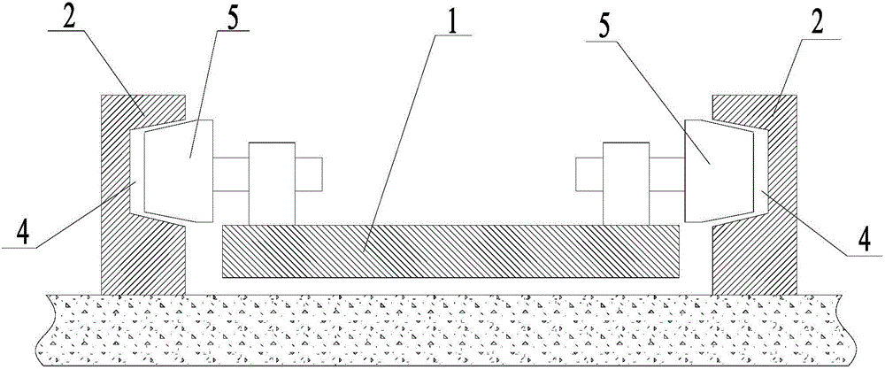 Underground coal producing hole rail moving type air quantity regulating device