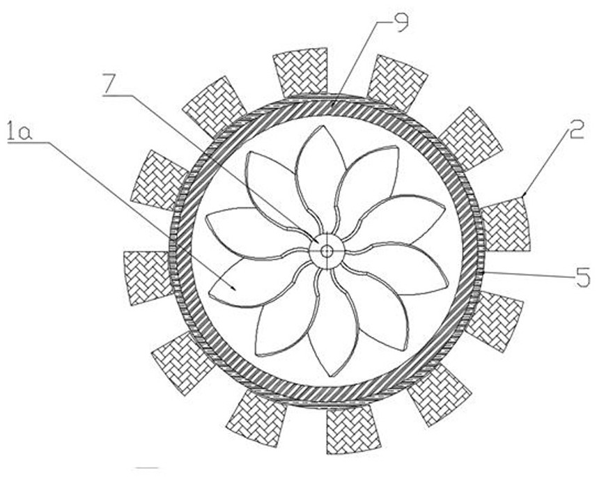 Vortex type hydrogen flame magnetohydrodynamic power generation/jet engine all-in-one machine and power generation method