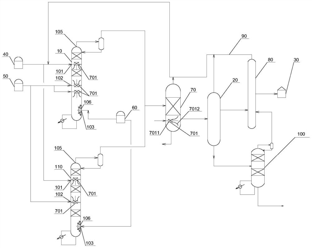 Enhanced micro-interface reaction system and method for preparing formic acid by hydrogenating carbon dioxide