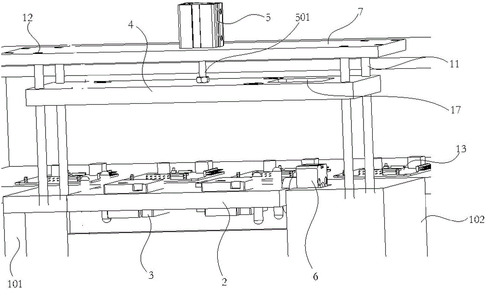 Fingerprint module testing system with overturning mechanism