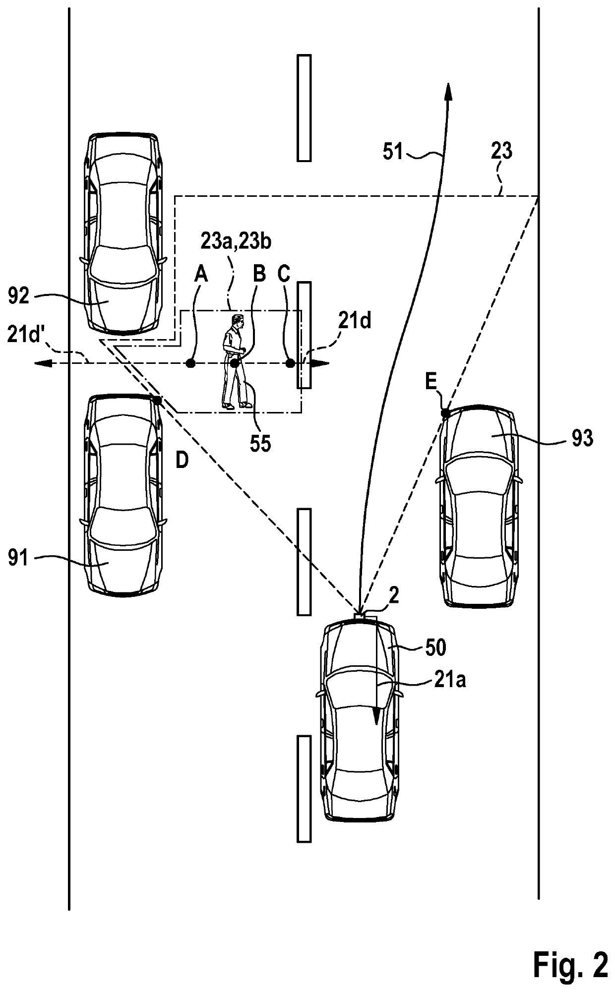 Fast detection of secondary objects that may intersect the trajectory of a moving primary object