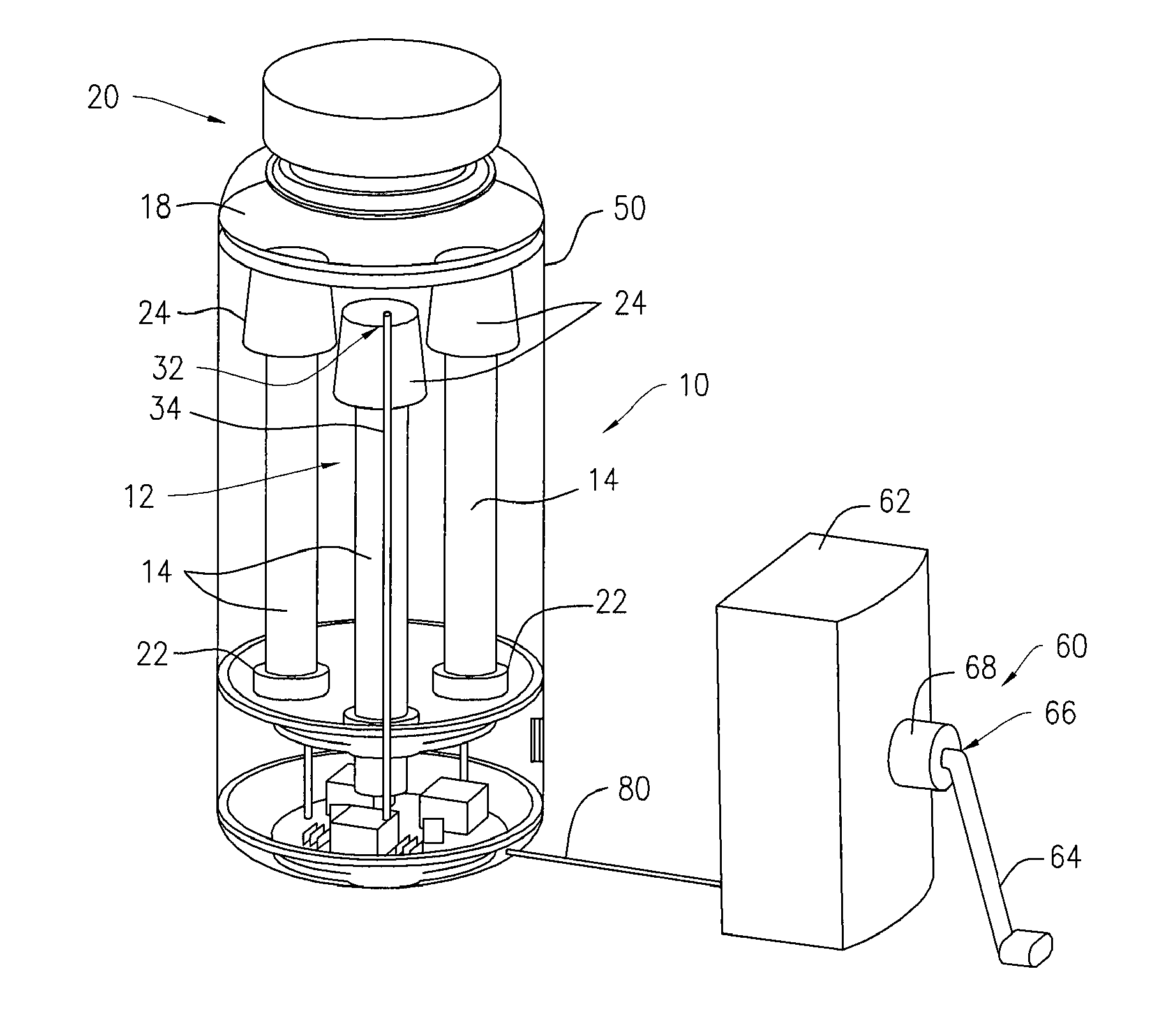 Portable UV water treatment system