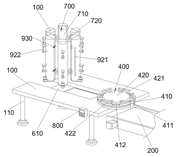 Feeding mechanism for bearing detection machine and working method of feeding mechanism