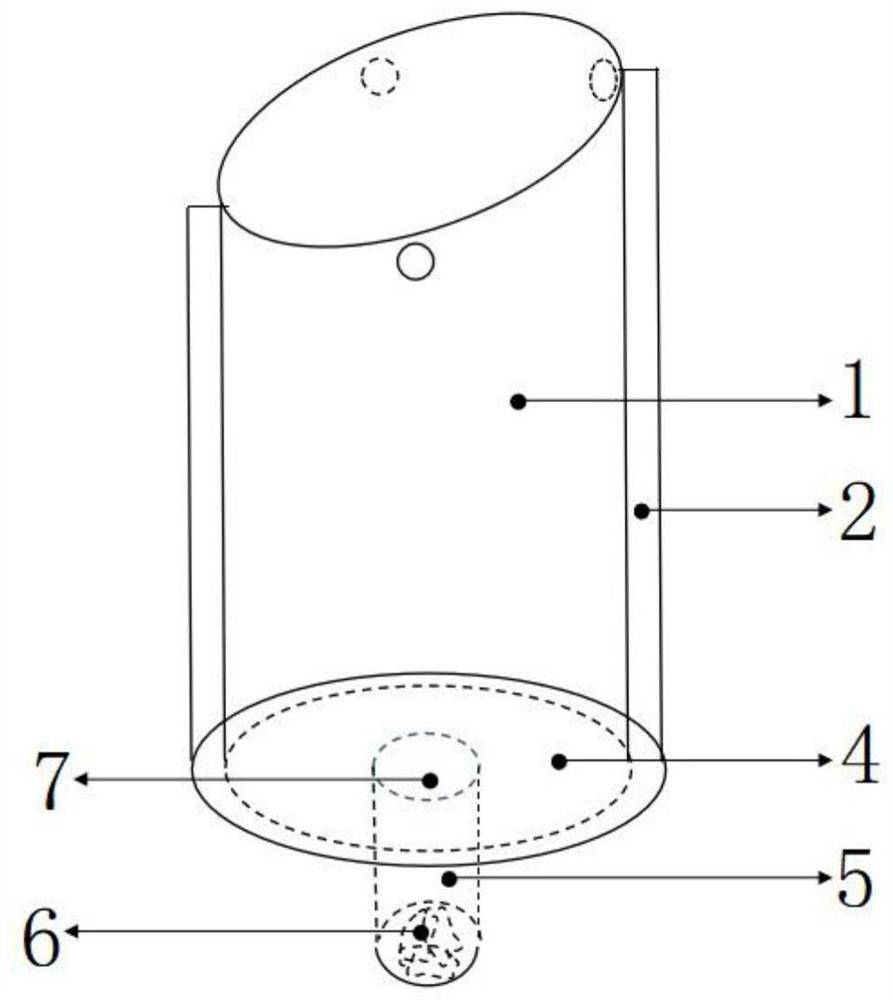 Slope grassland lysimeter