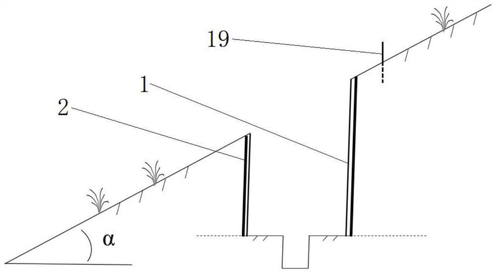 Slope grassland lysimeter