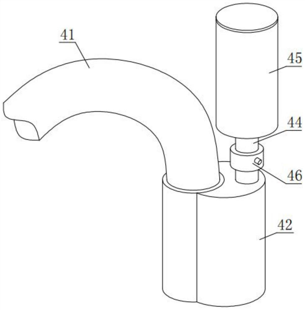 Rare earth waste tap water filtering device capable of being subjected to anti-corrosion treatment and processing technology