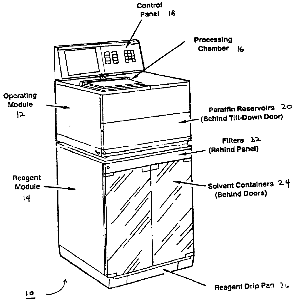 Method and apparatus for automated reprocessing of tissue samples