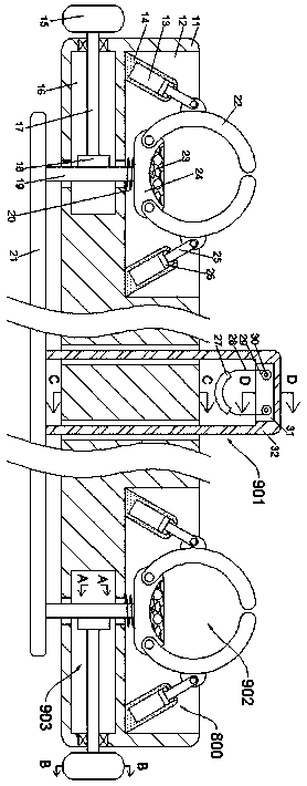 Swimming teaching assisting device