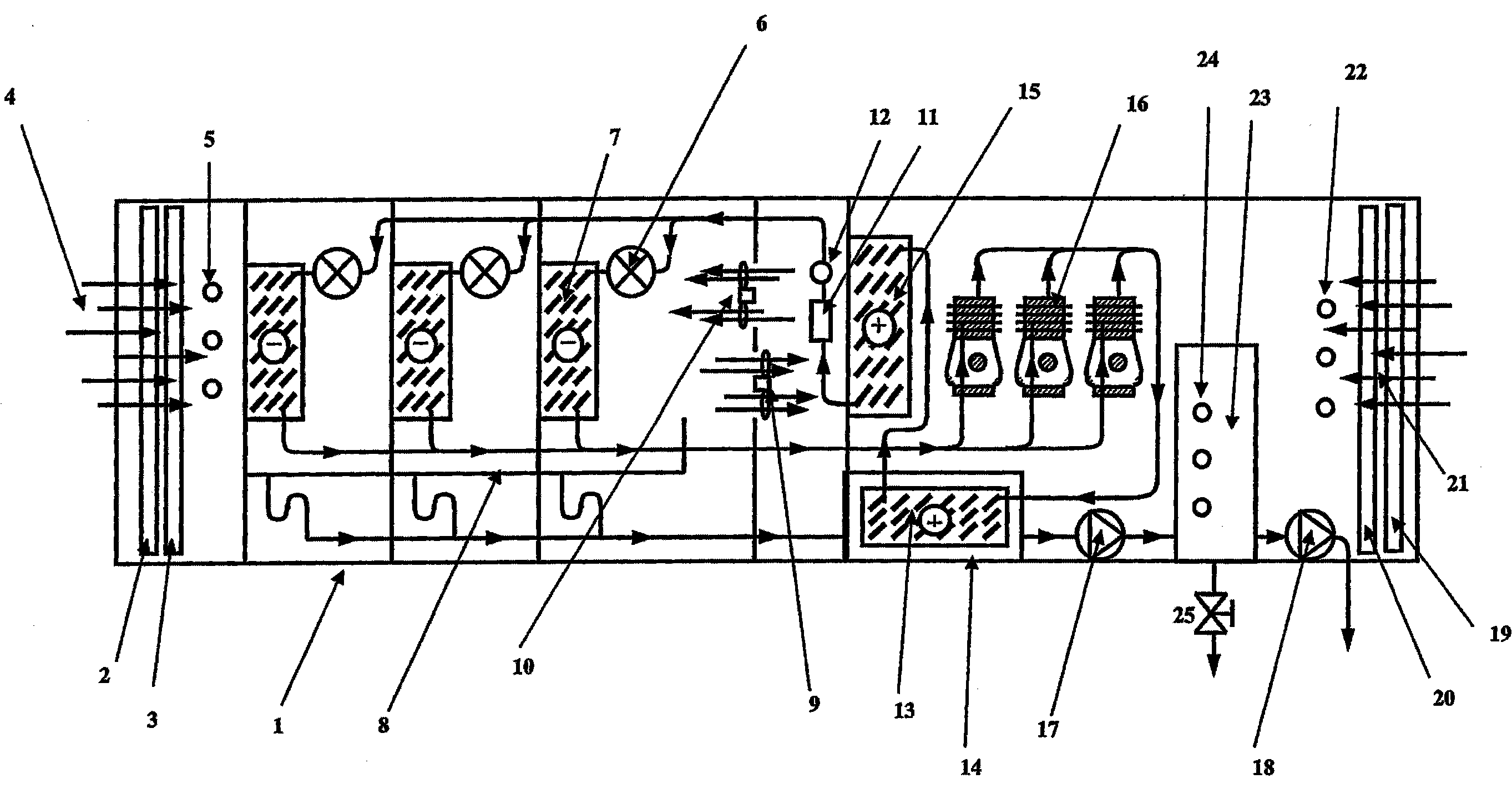 Energy saving and environmentally friendly mobile atmospheric dehumidifier for water generator and drinking purposes