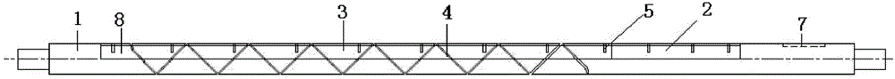 Rice transplanter control guiding shaft