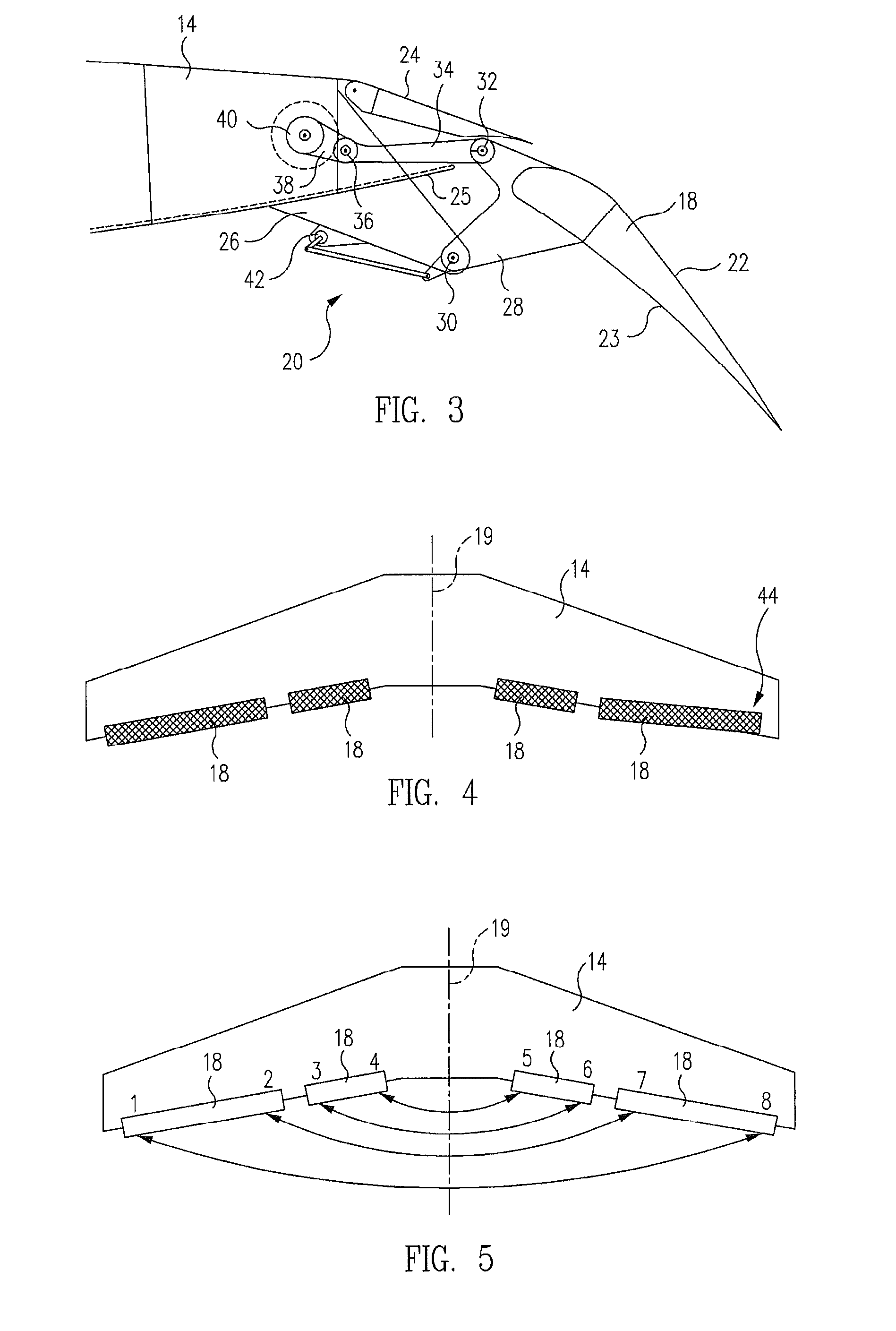 In-flight detection of wing flap free wheeling skew