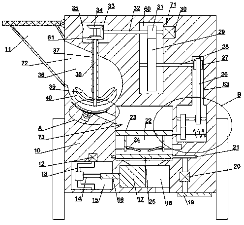 Garbage incinerator capable of automatic deslagging