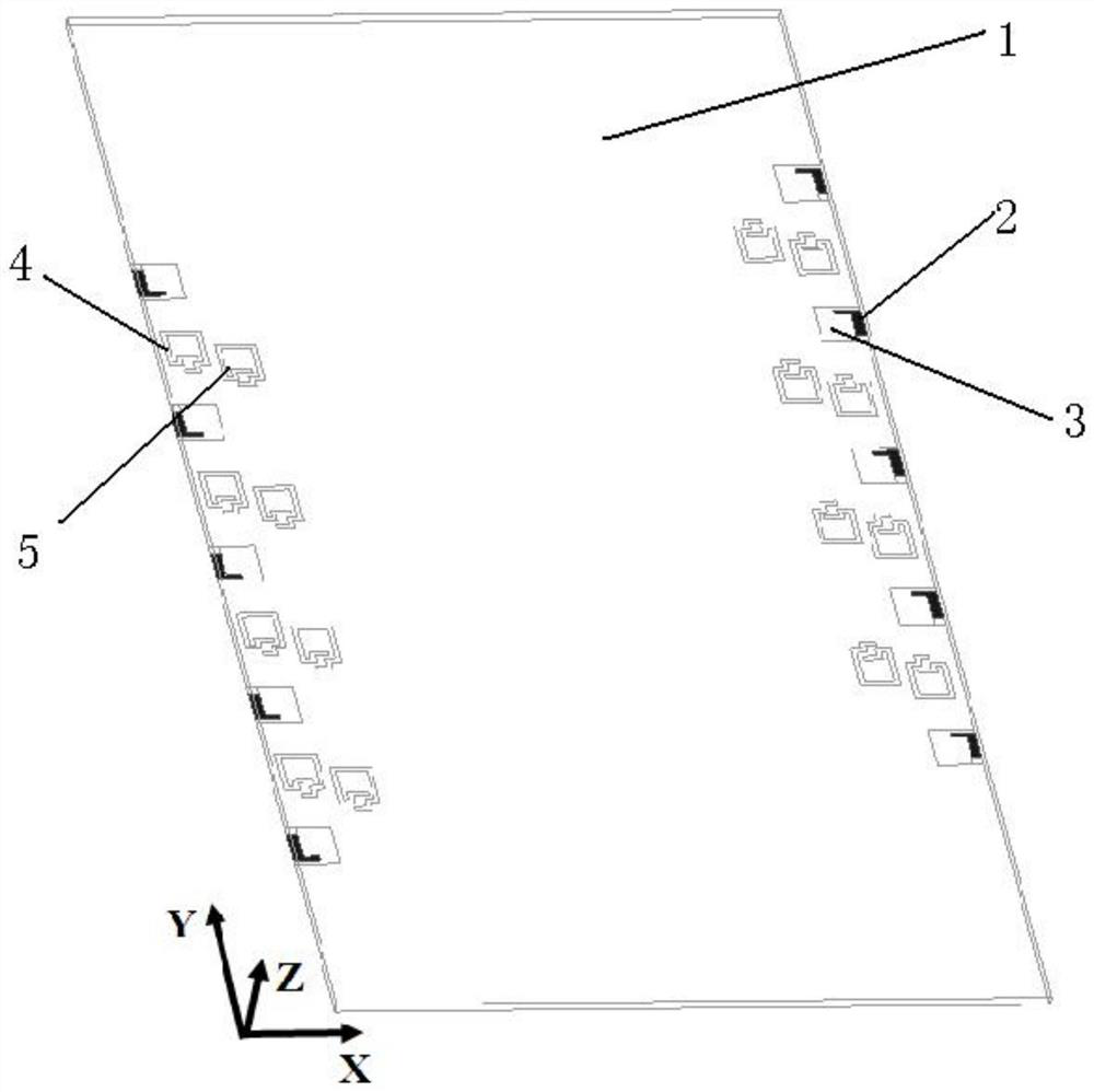 Multi-antenna mimo system based on resonant ring decoupling structure