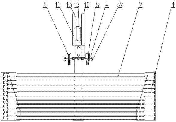 Automatic installing and detaching device of drill rod of horizontal directional drilling machine