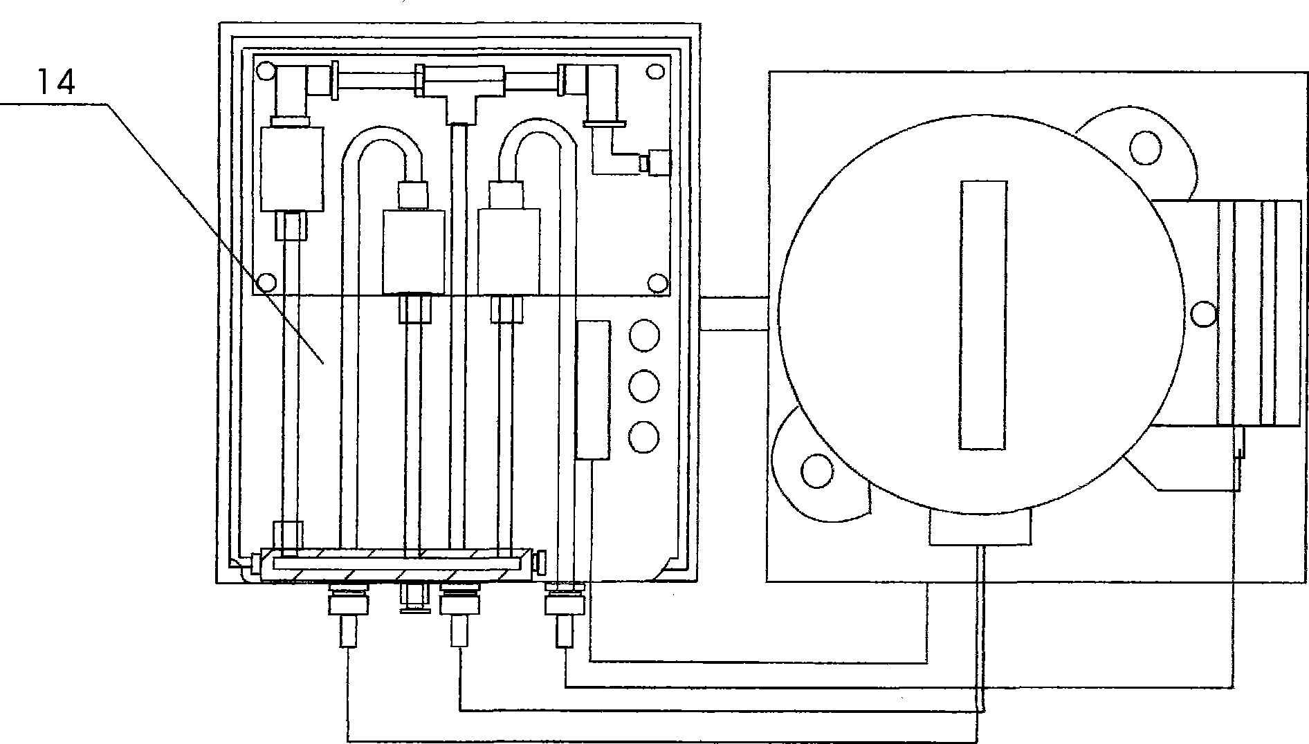 Flue gas sampling probe