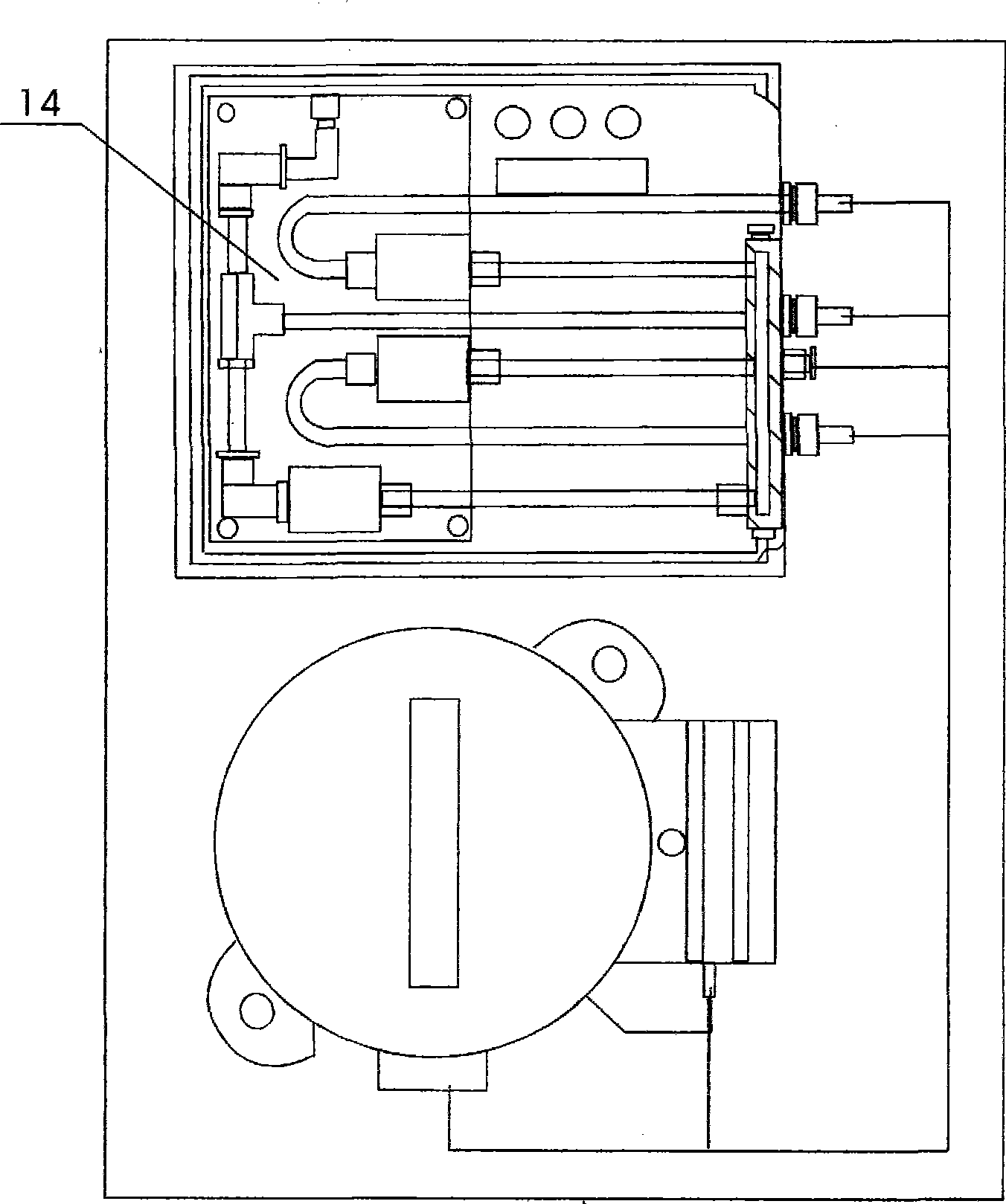 Flue gas sampling probe